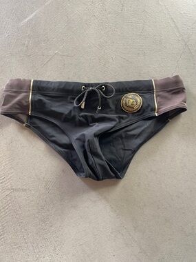 Dolce & Gabbana Black Logo Beachwear Mens Swim Brief Size Small